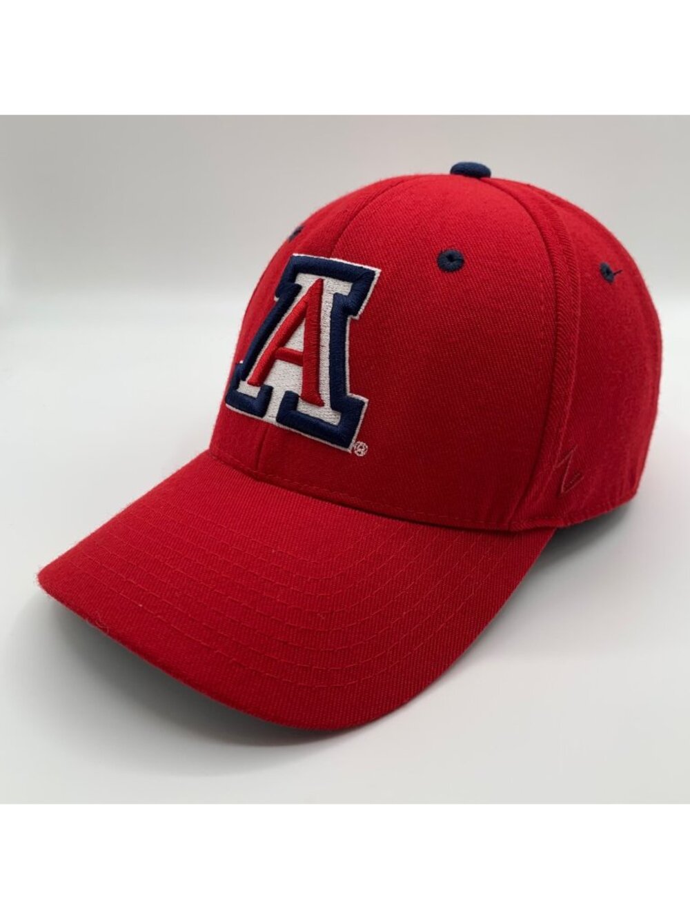 Arizona Wildcats NCAA Red Zephyr Fitted Hat Mens 7 5/8